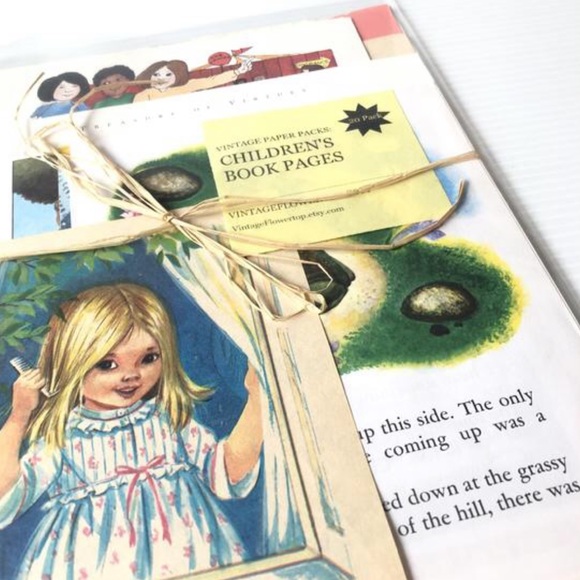 Old Childrens Paper Craft Ephemera Illustration